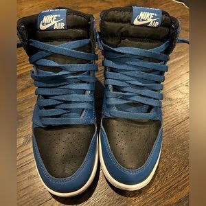 AIR JORDAN 1 RETRO HIGH OG GS ‘DARK MARINA BLUE’ SIZE US 5.5 Y